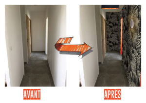 AVANT/APRES couloir Chic & Color